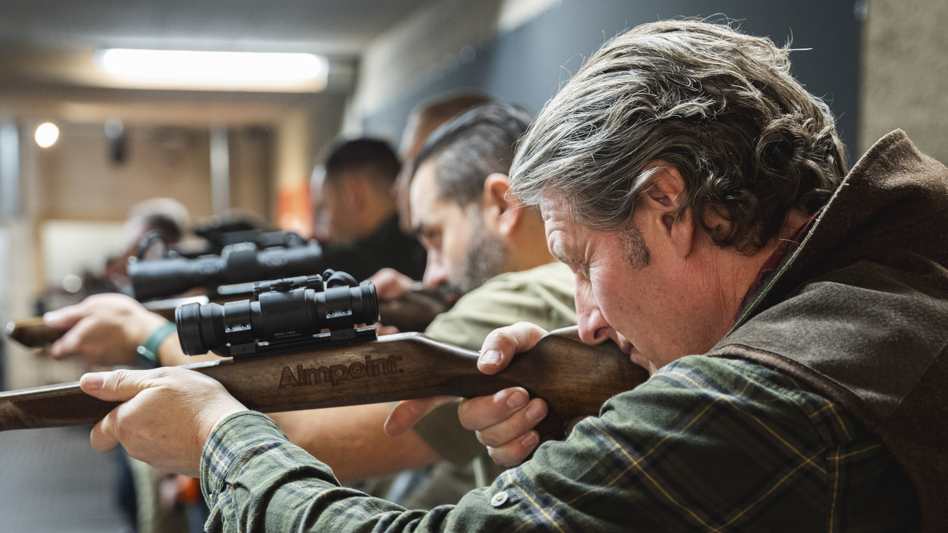 Allenamento in bianco. La tecnica di tiro insegnata alla Shooting Academy può essere applicata a qualsiasi punto rosso in commercio