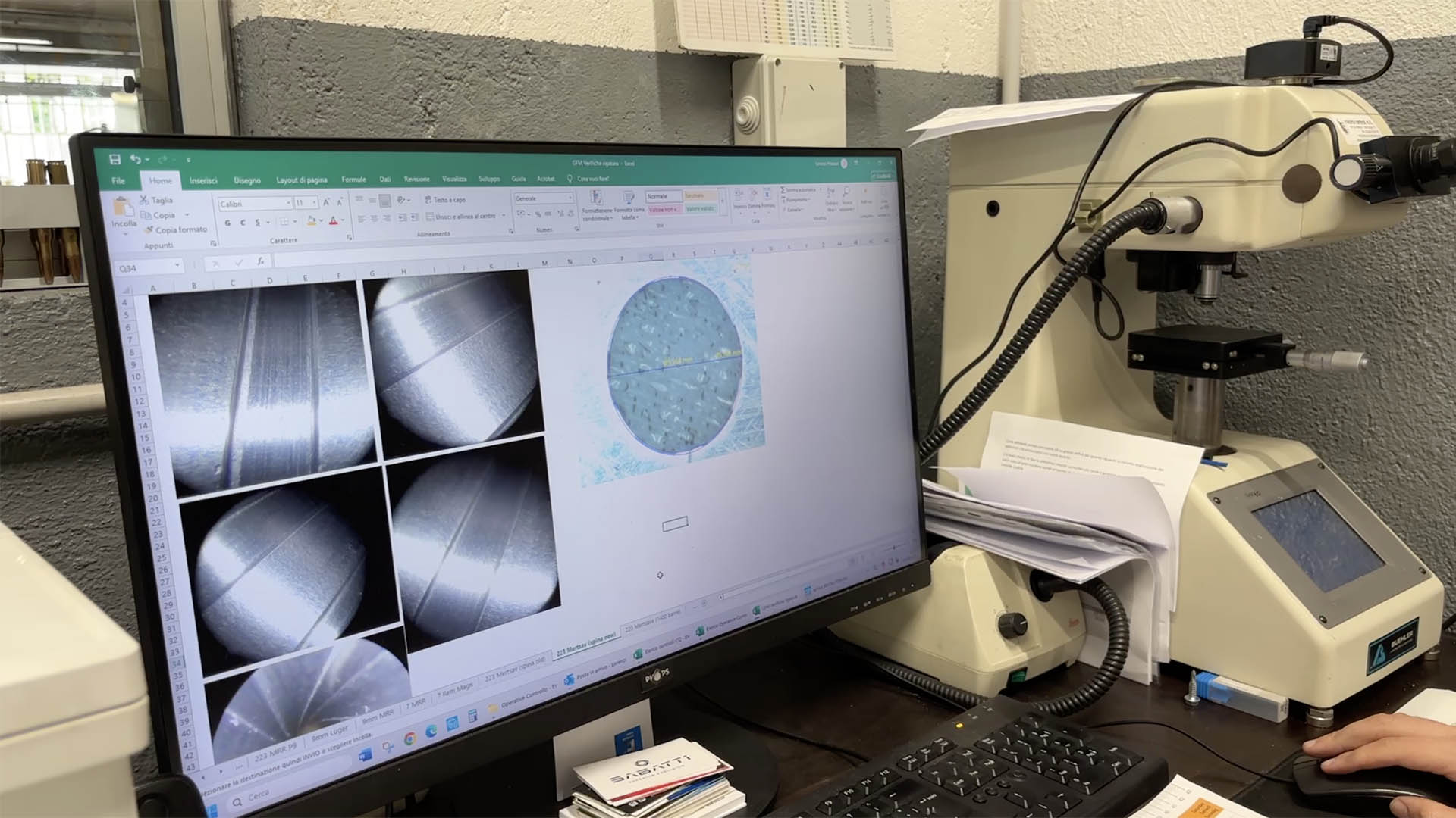 Nella fase di test, i parametri principali che vengono controllati sono le tolleranze e la rugosità