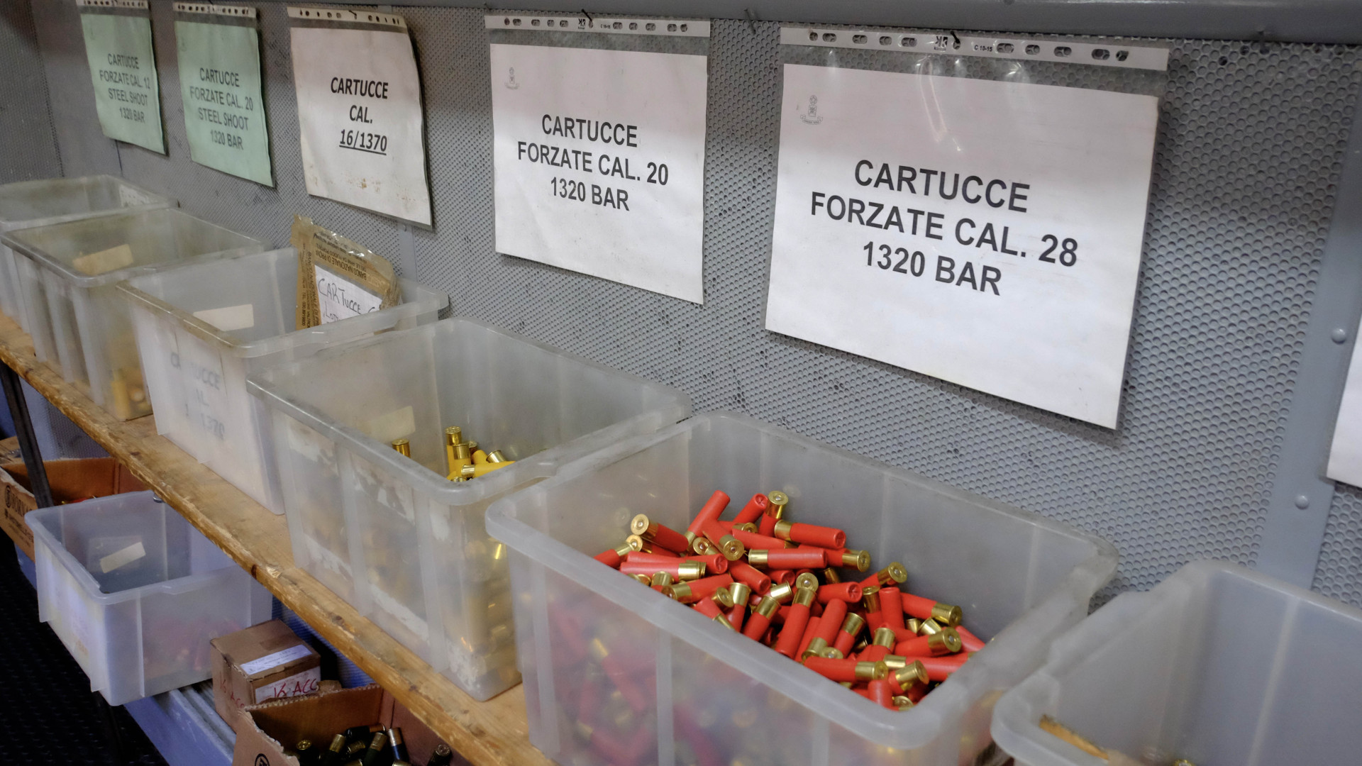 Cartucce proof test per i vari calibri a canna liscia