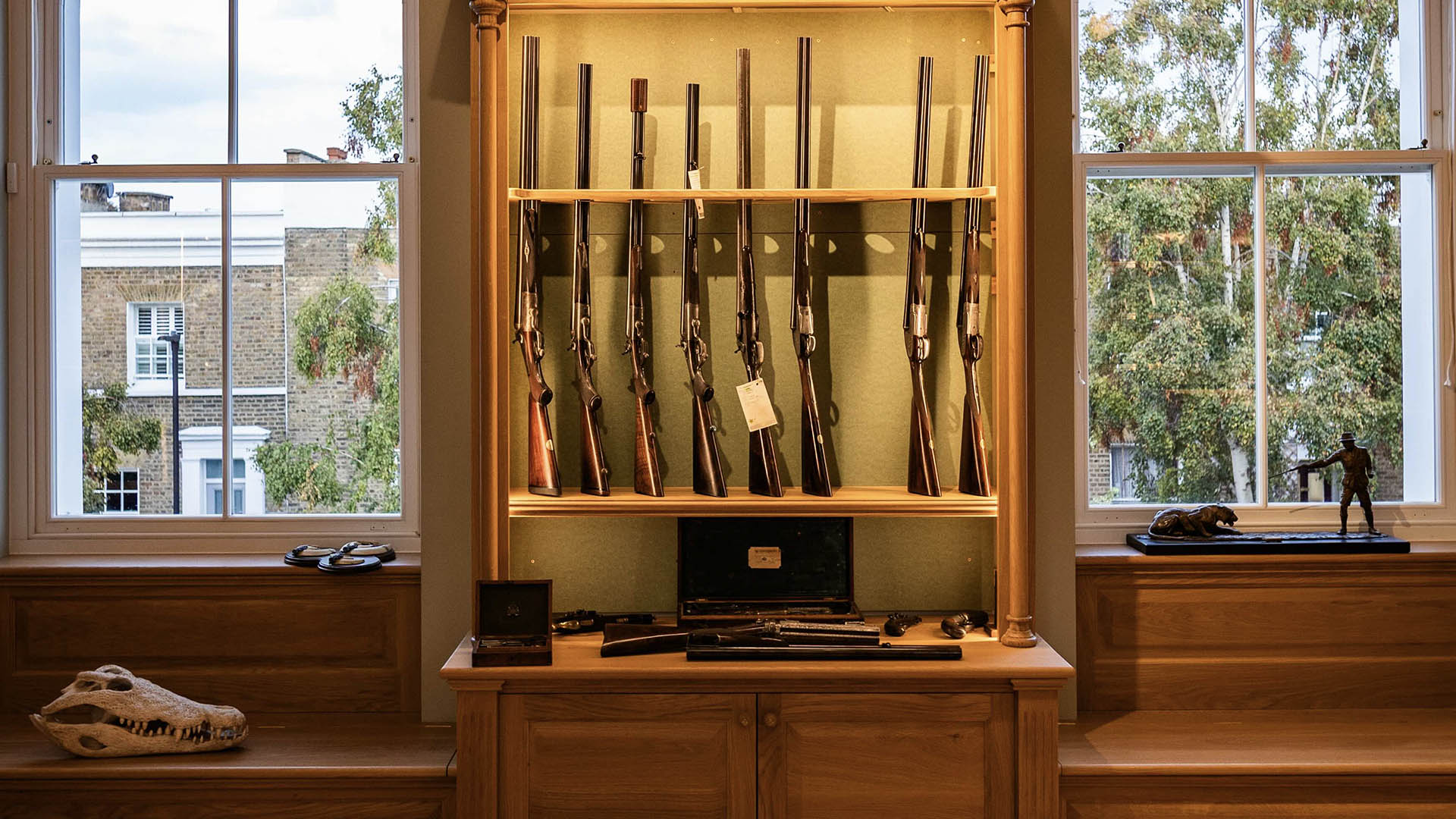 Lo showroom nella nuova sede londinese di Rigby and Co.