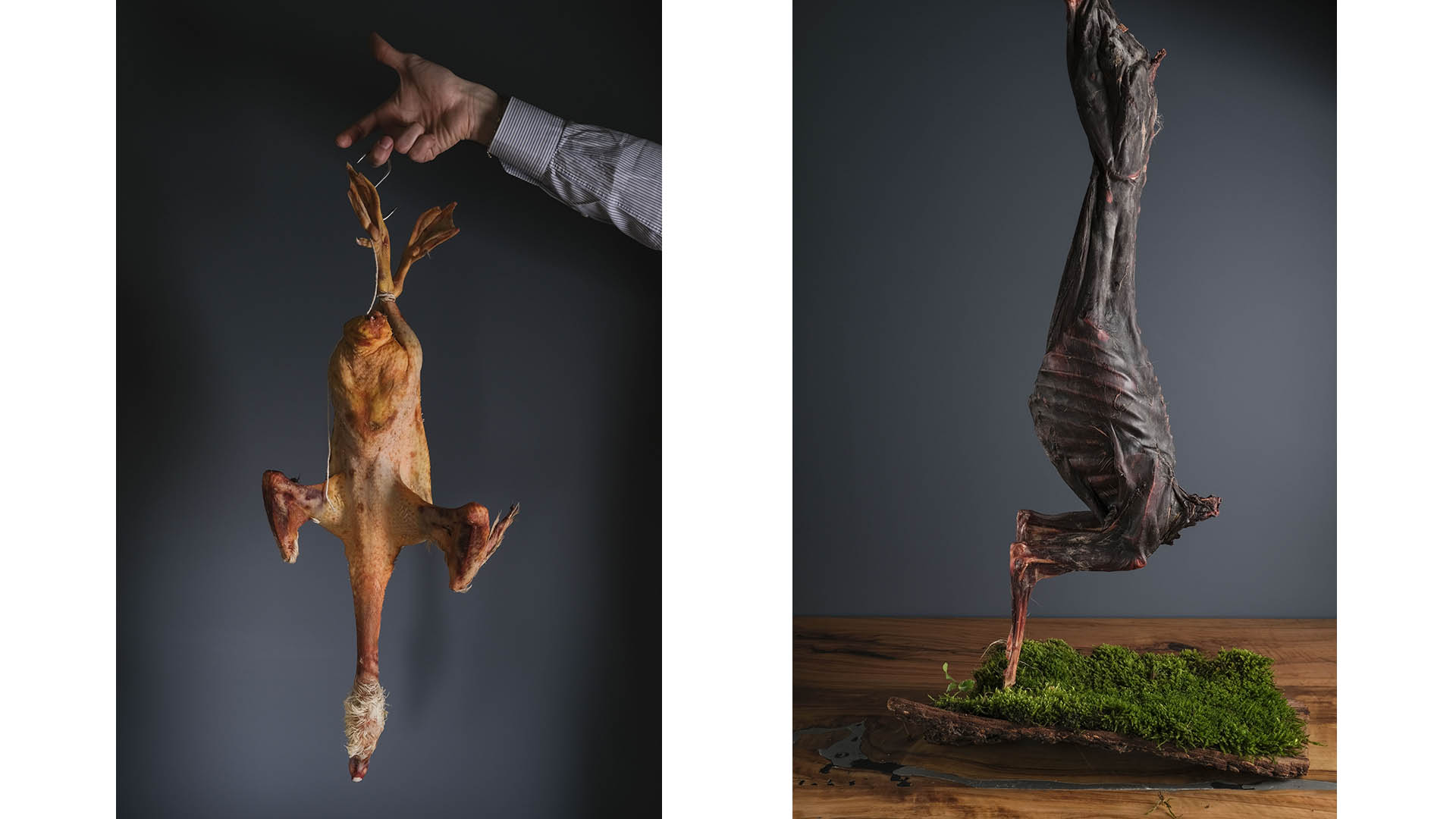Anatra e lepre frollata 90 giorni. Da Grow si cucinano solo animali selvatici, dalla piccola selvaggina agli ungulati, al pesce di lago